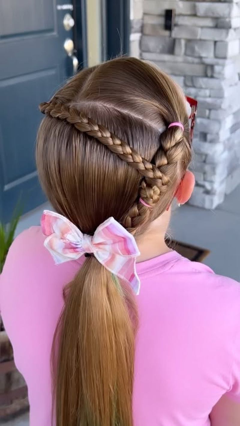 Tresse française asymétrique