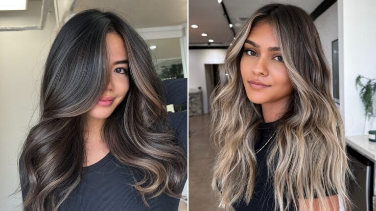 Blonde Streaks & Black Hair: 14 Ways To Nail The Trend Without Brassiness