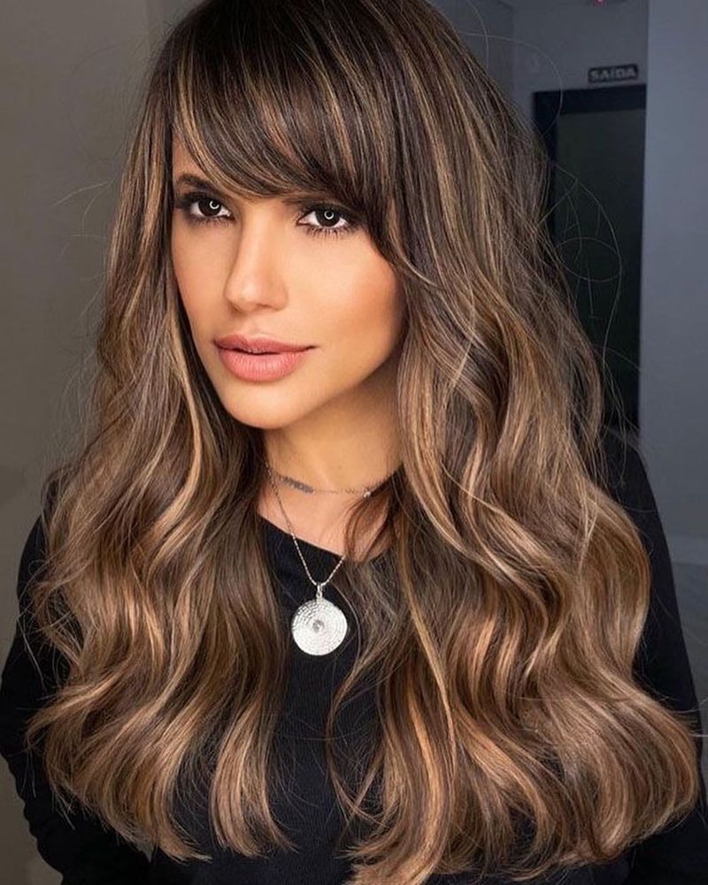 Blunt Cut with Side-swept Bangs