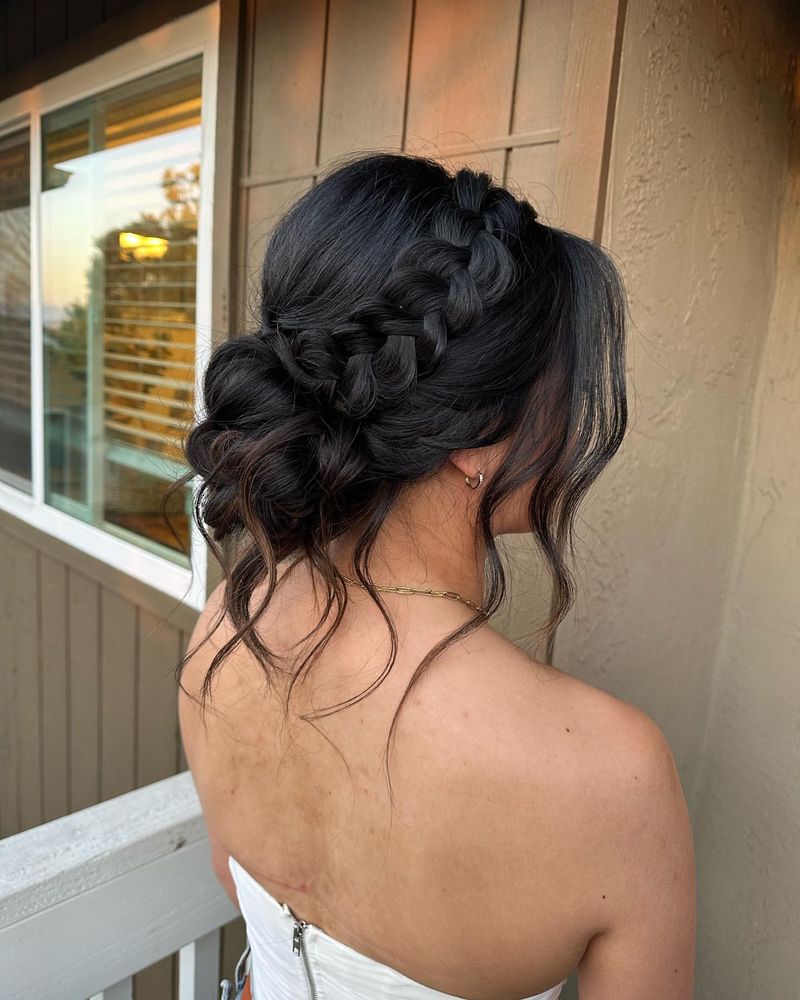 Boho Braided Updo