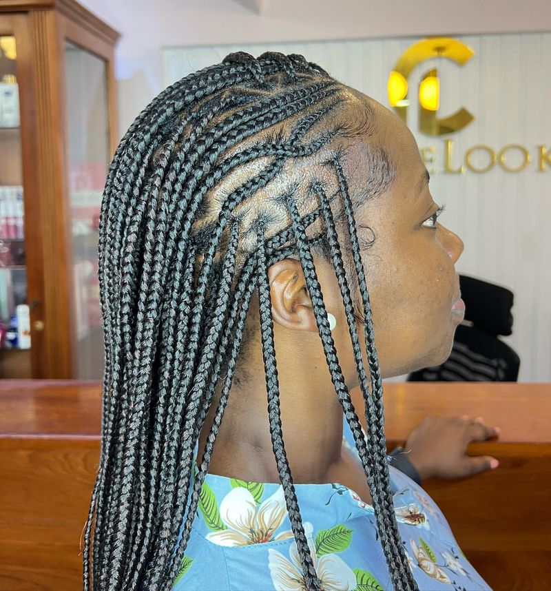 Gedoosde Cornrows