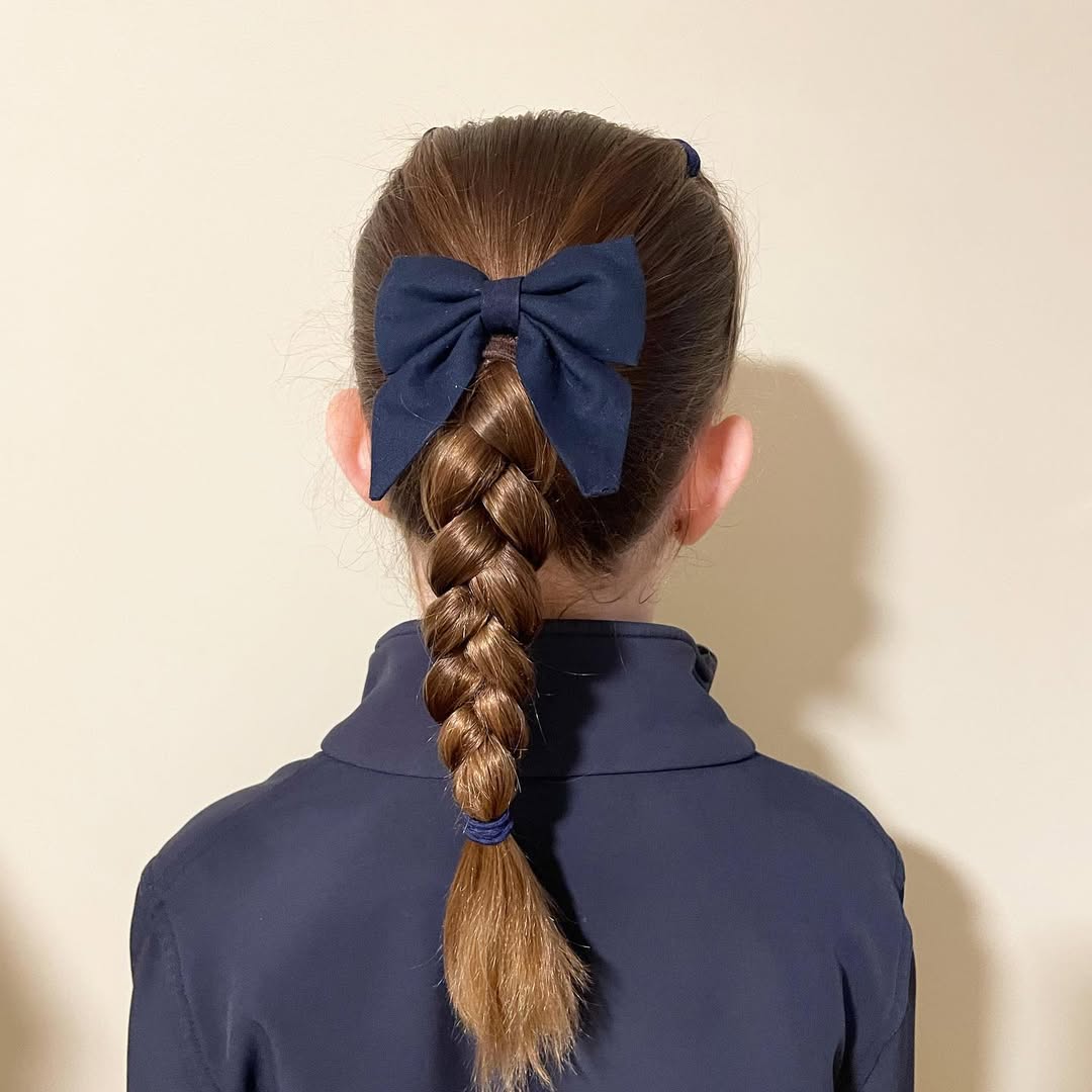 braid with a bow