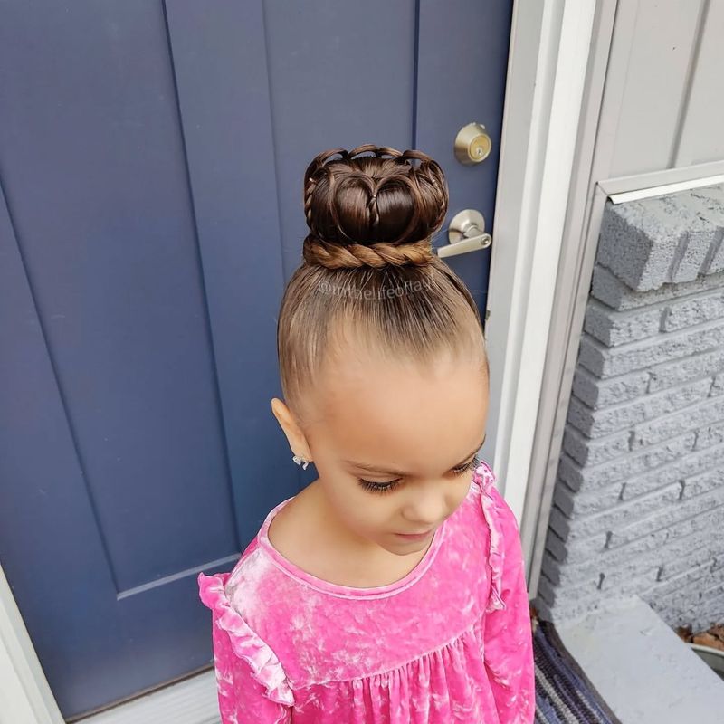 Chignon tressé