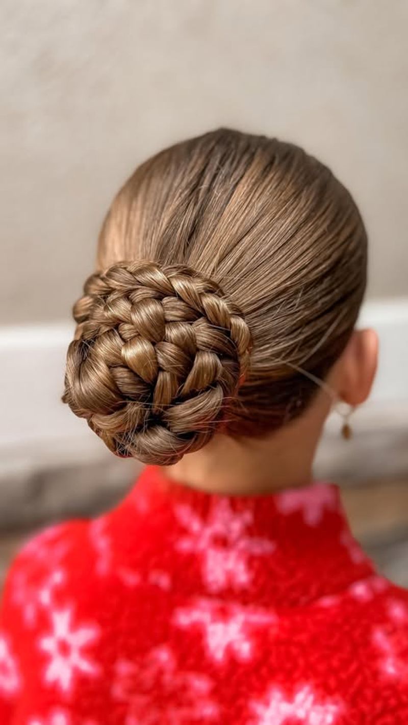 Chignon tressé