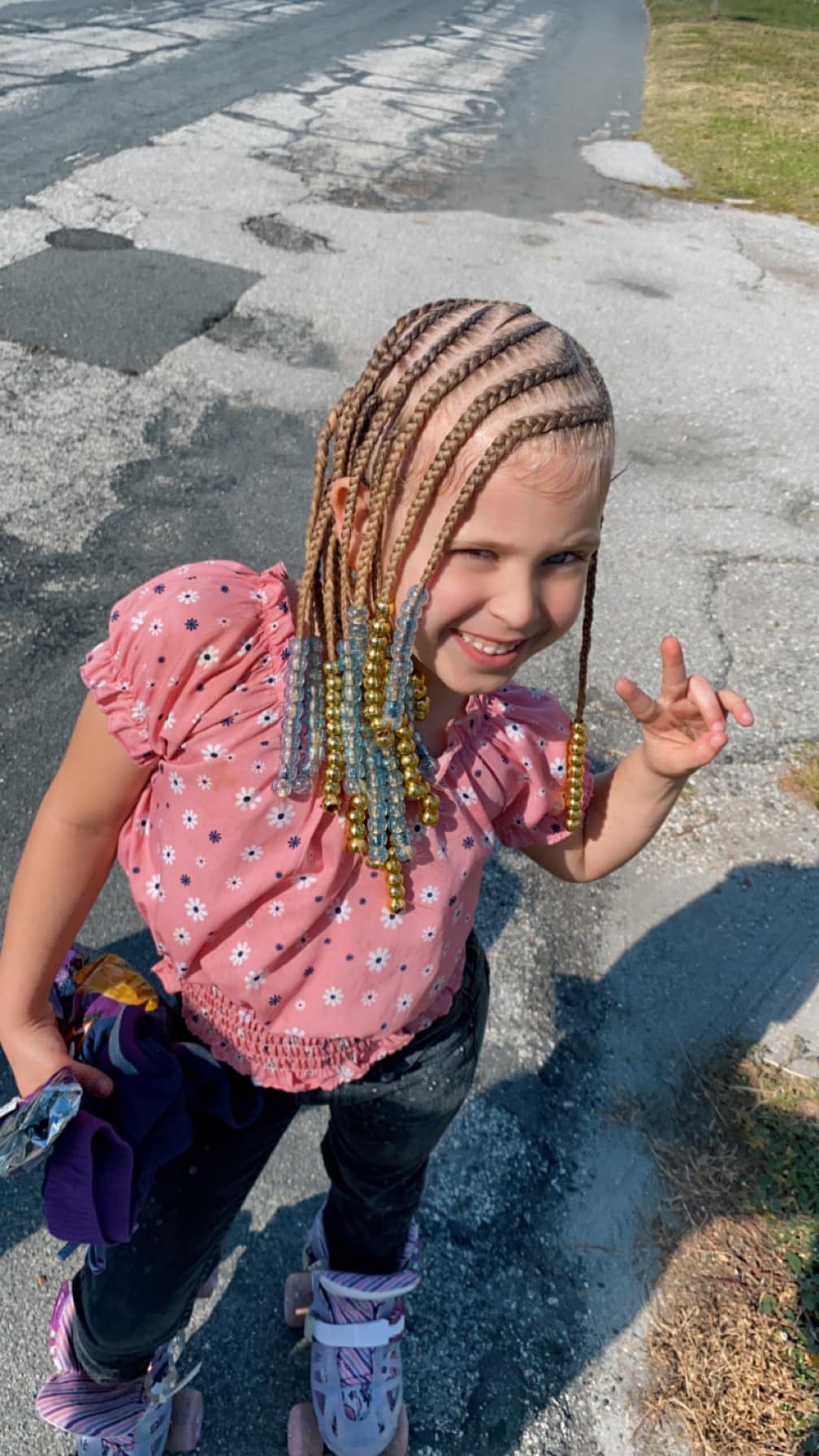 braids with beads