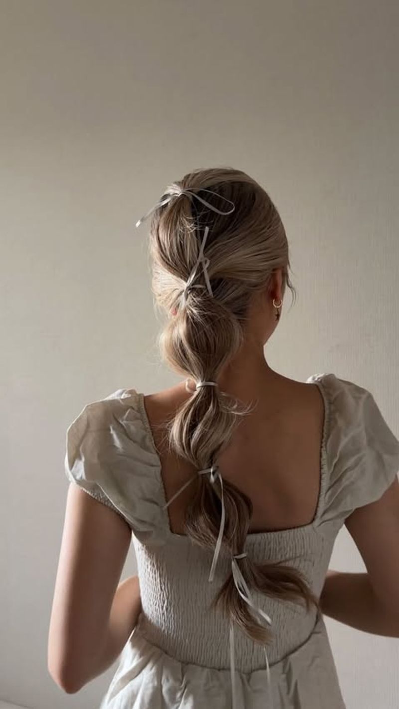 Bubble Braid Ponytail