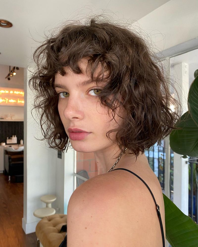 Charming Curly Bob