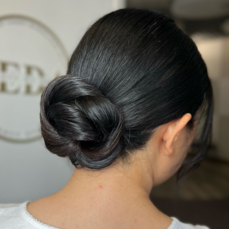 Classico chignon con calzino