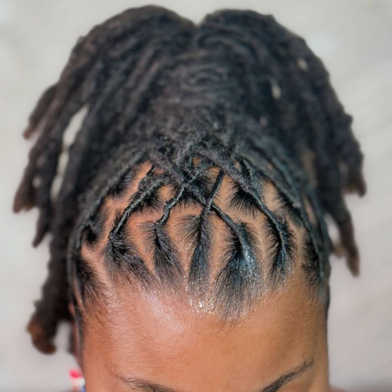 Cornrow Basket Weave