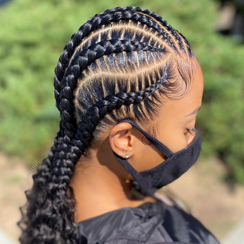 Cornrow Goddess Braids