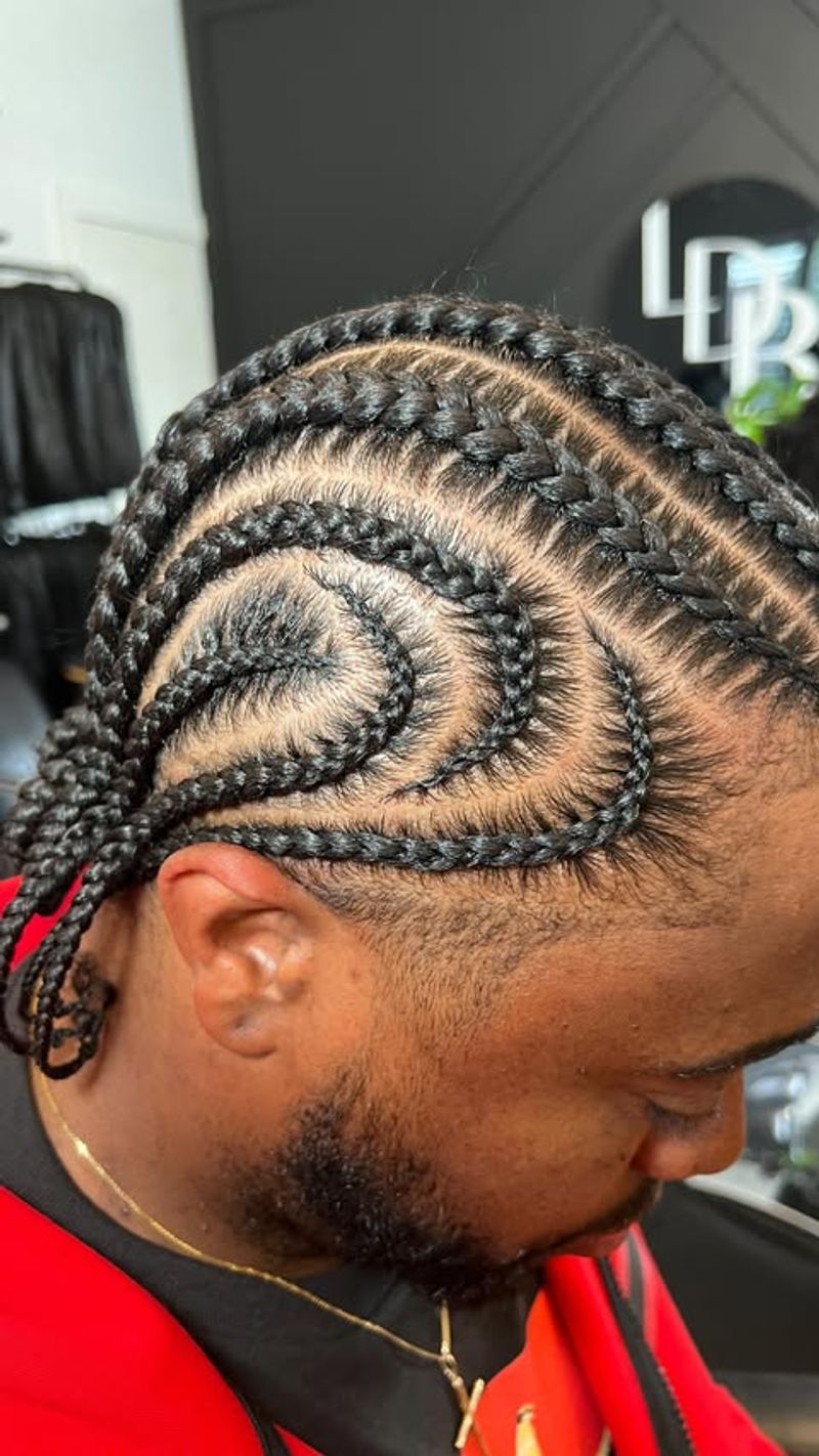 Cornrow Swirl