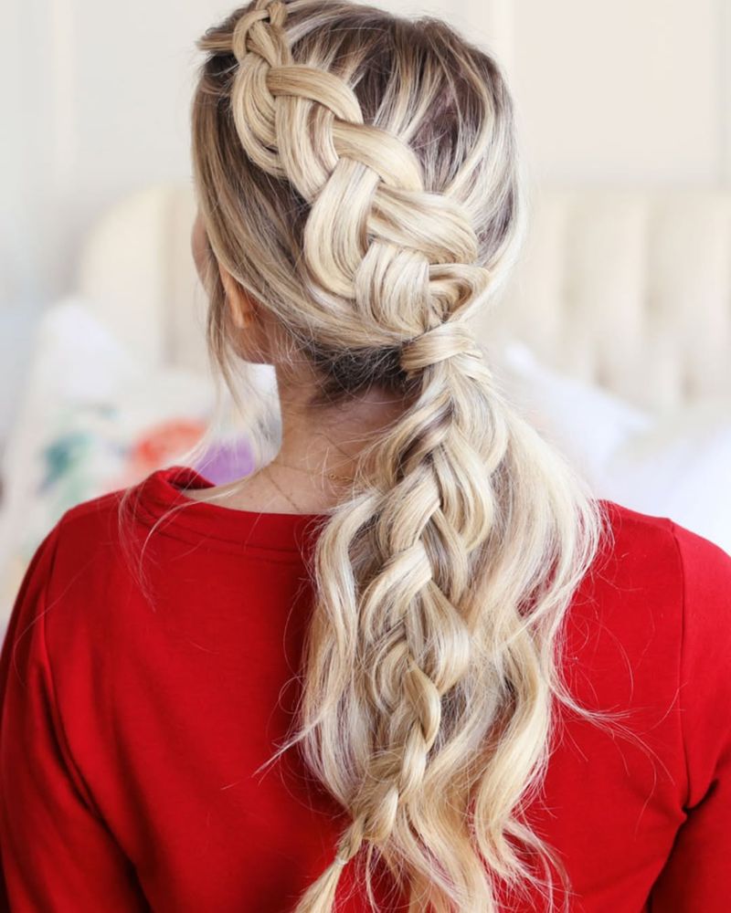 Criss-Cross Ponytail