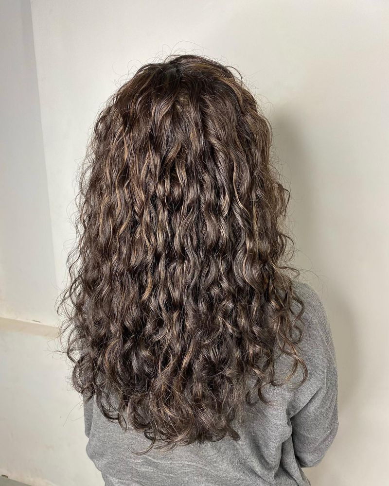 Curly Ash Brown Locks