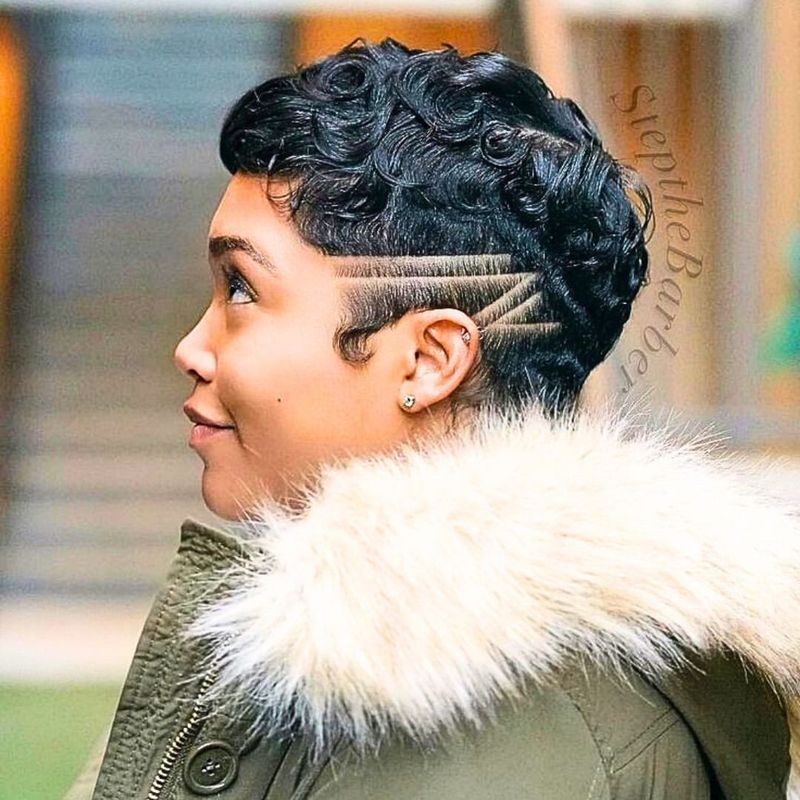 Curly Tapered Fade