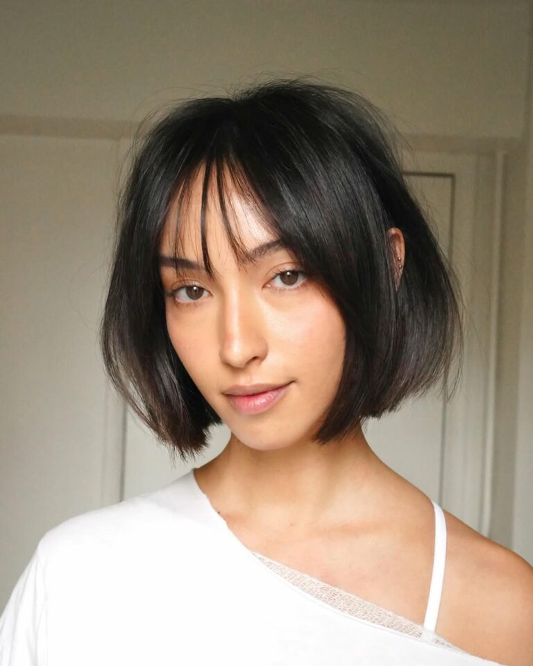 cabelo asiático bob