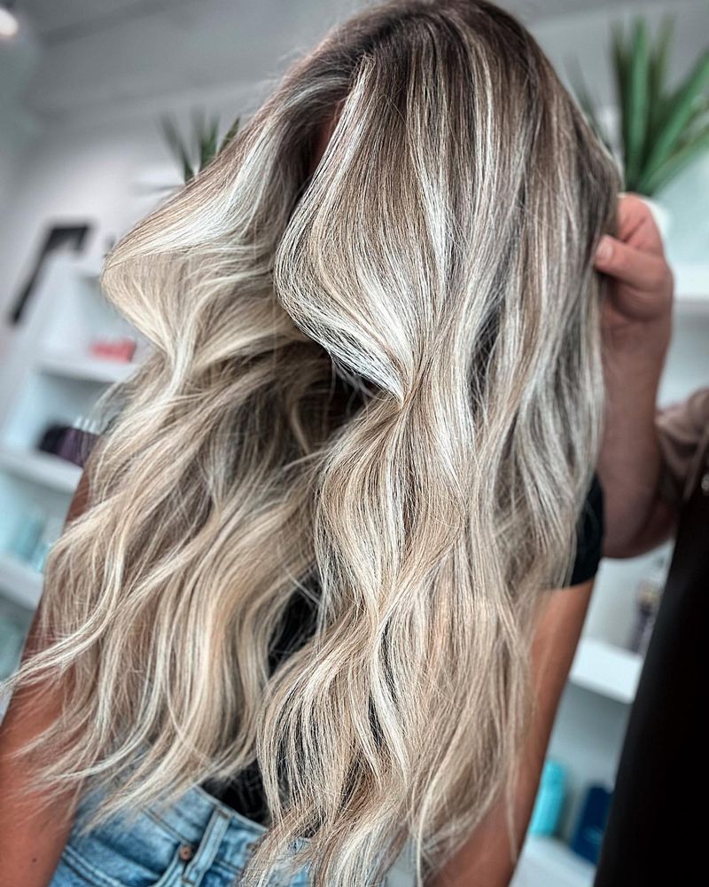 Dirty Blonde with Silver Streaks