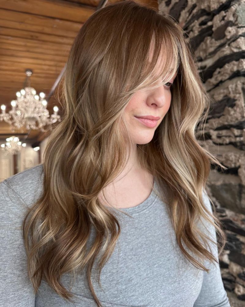 Vuil blond met zachte balayage