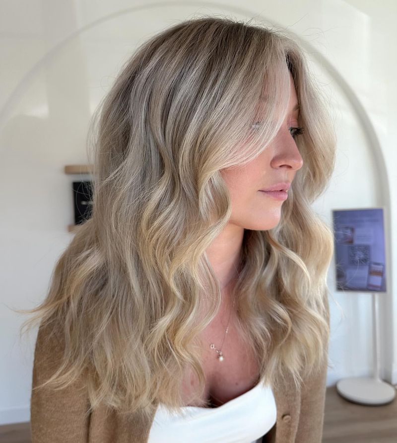 Dirty Blonde with Soft Waves