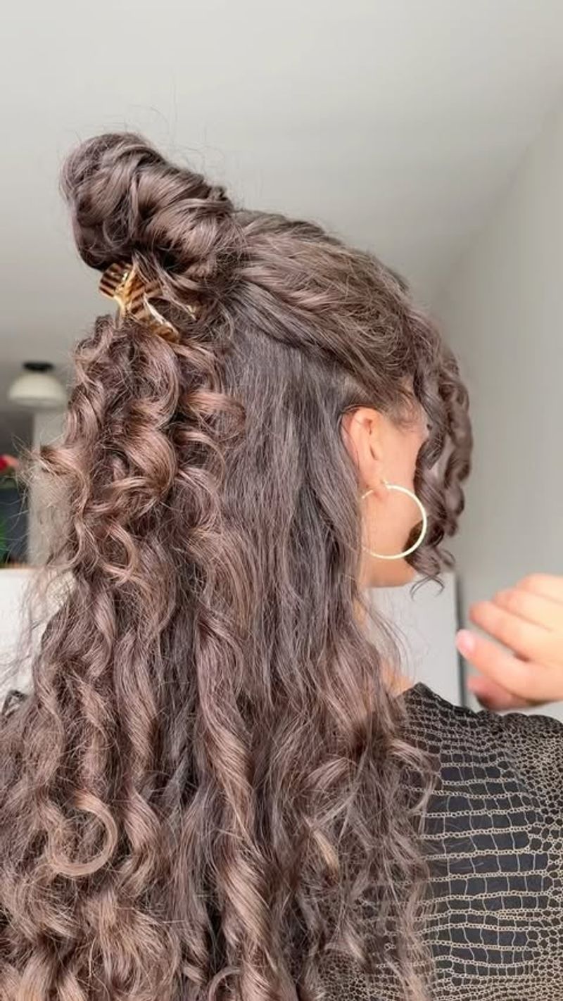 Effortless Claw Clip Cascade