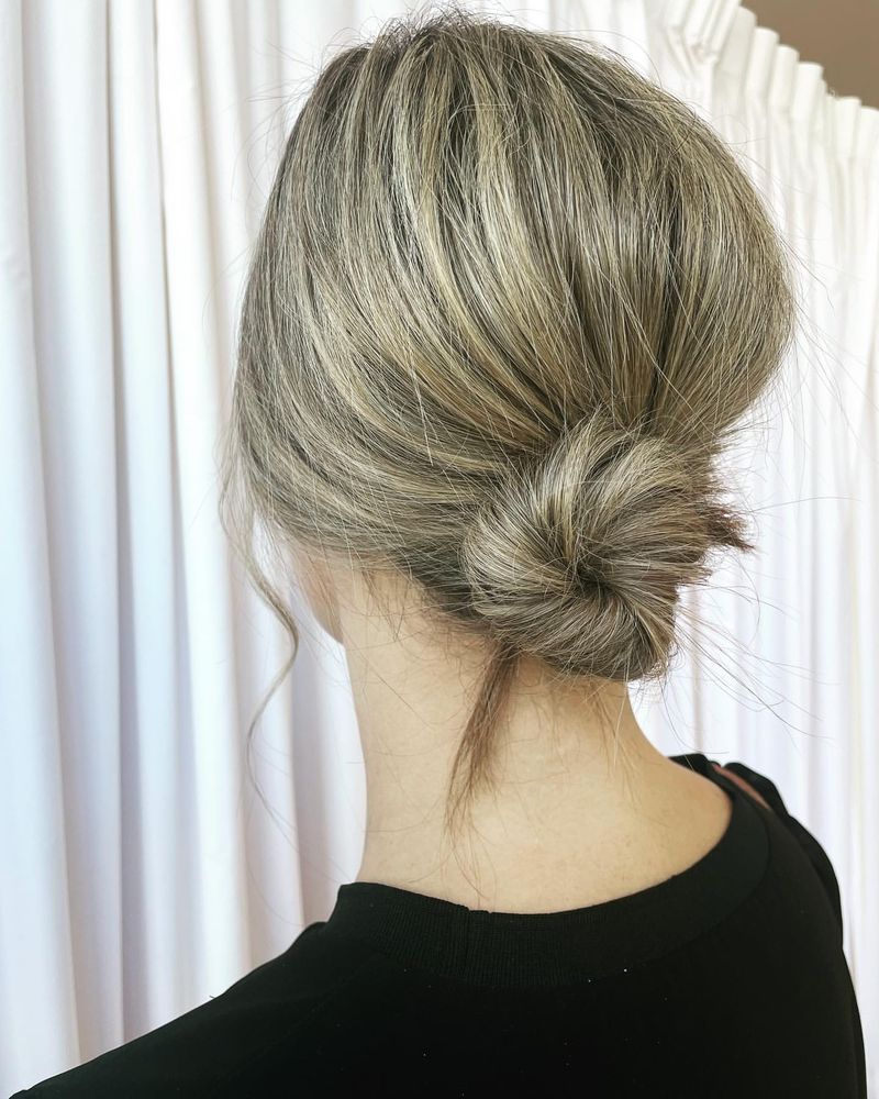 Chignon basso senza sforzo