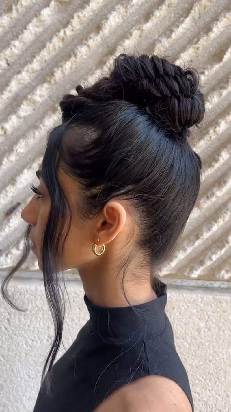 Top Knot sin esfuerzo