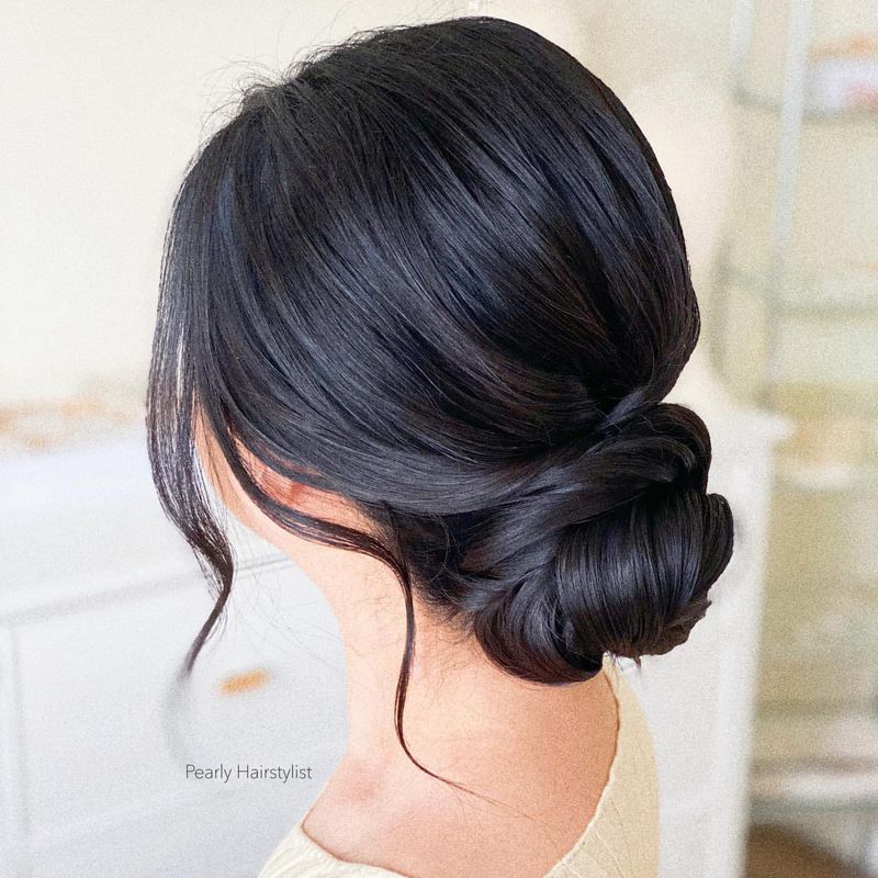 Chignon bas élégant