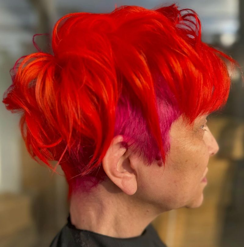 Pixie vermelho ardente