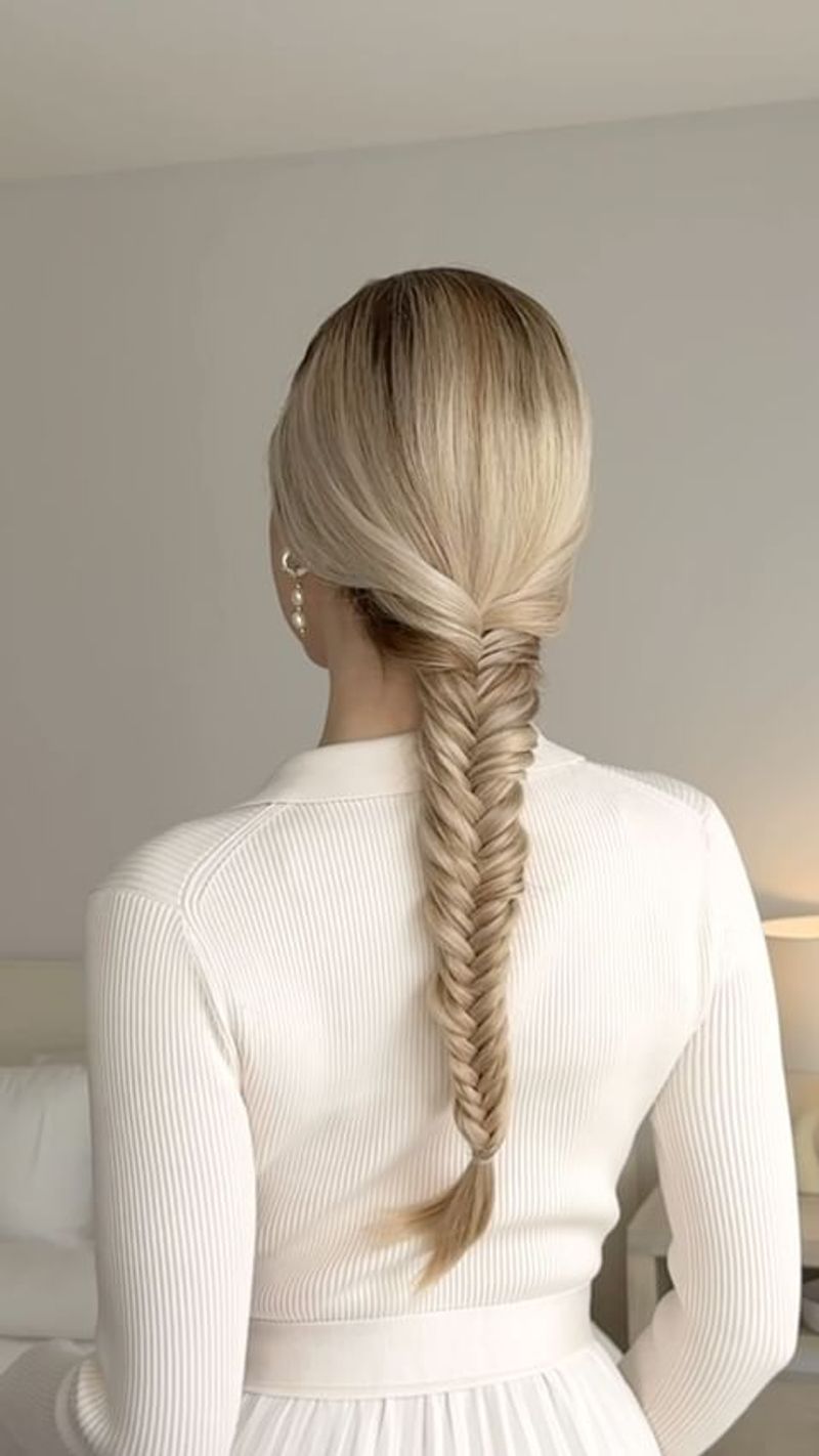 Vlecht in fishtail