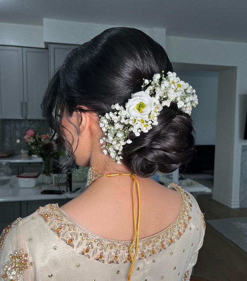 Chignon floral