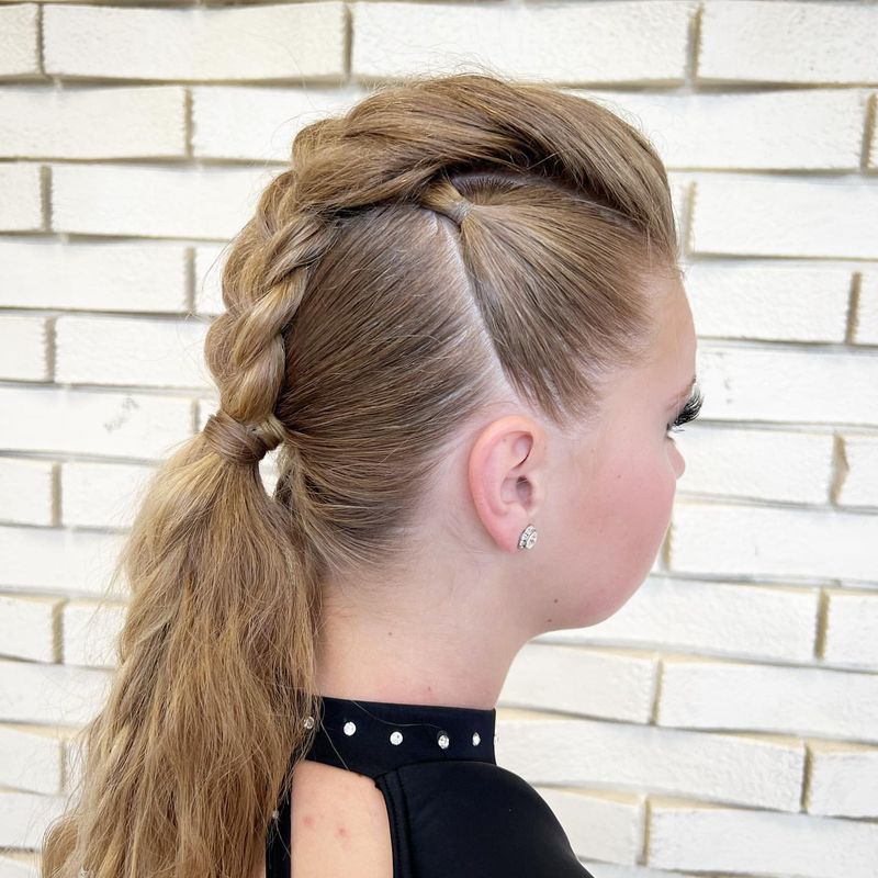 French Braid Mohawk