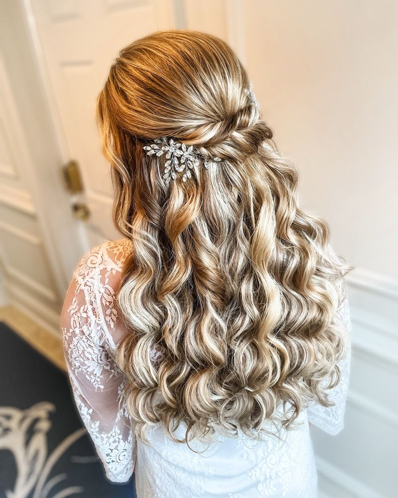 Half-Up Crown Twist