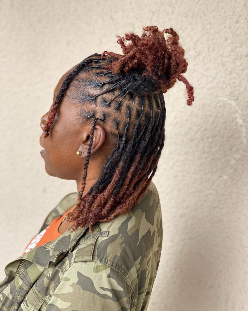 Half-Up Half-Down Locs