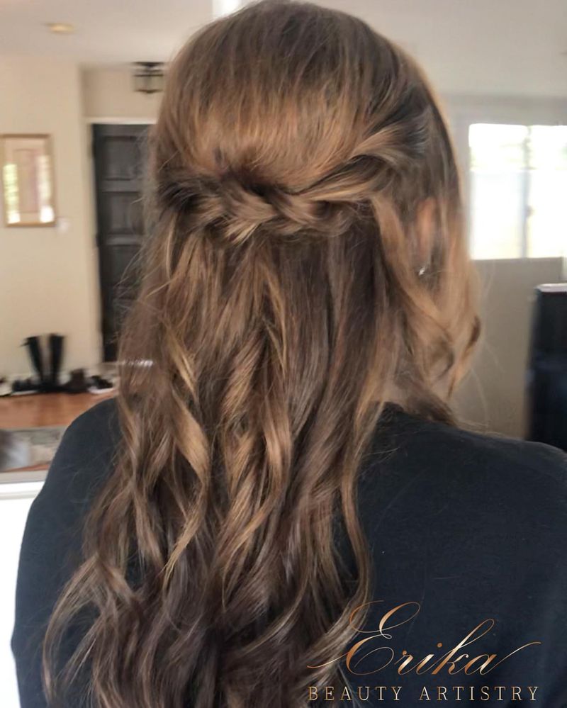 Half-Up Twisted Braid