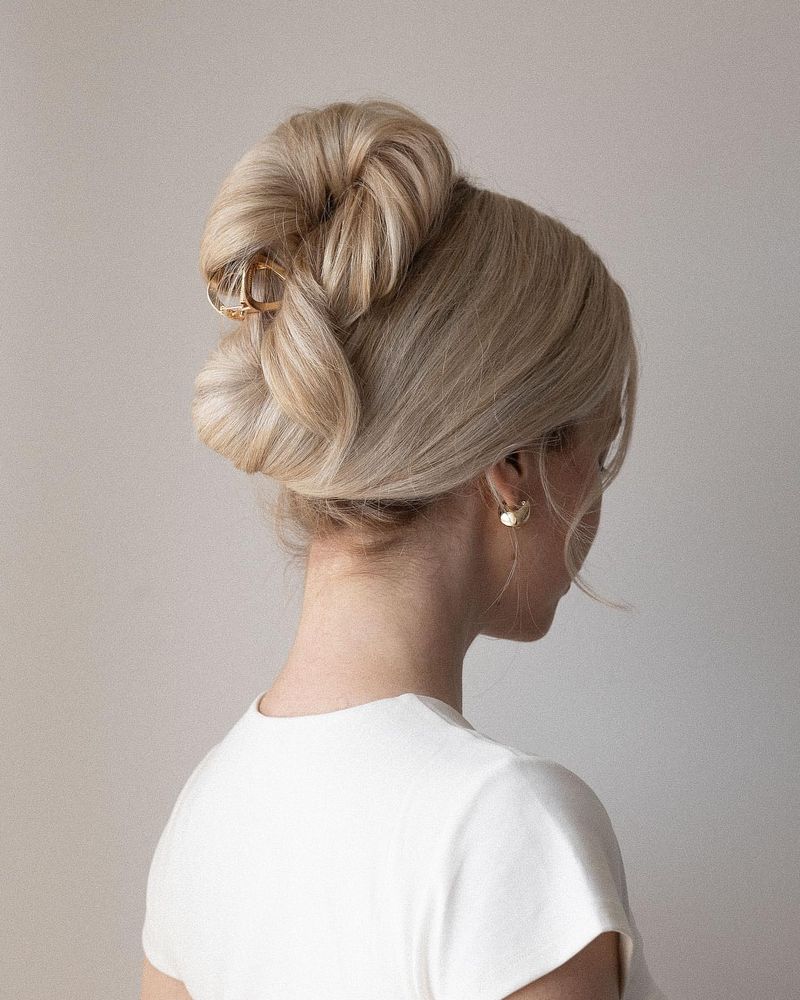 Chignon haut