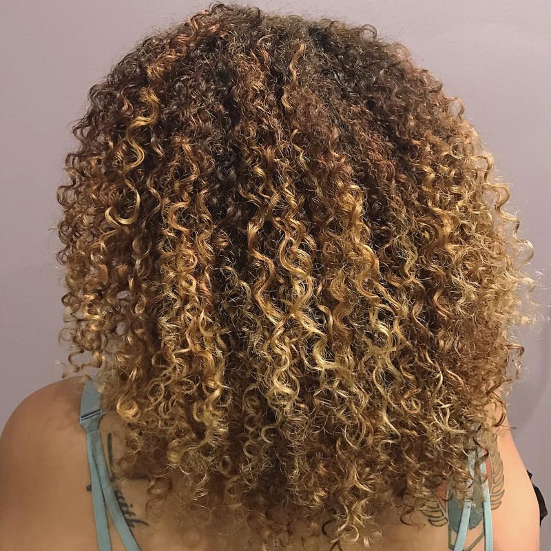 Honey Dirty Blonde Curls