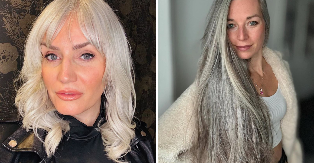 secrets pour des cheveux gris magnifiques