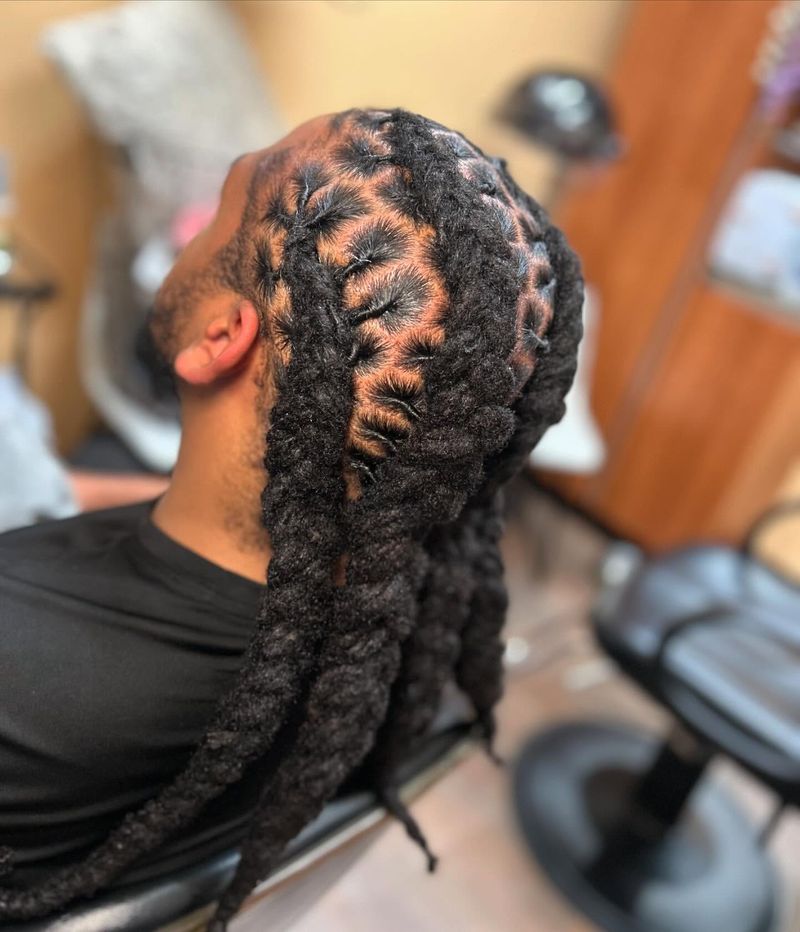 Intricate Loc Braids