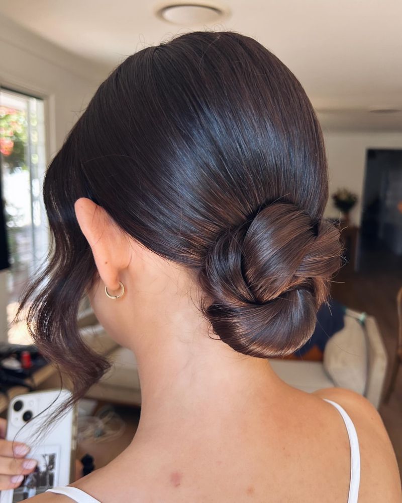 Chignon annodato