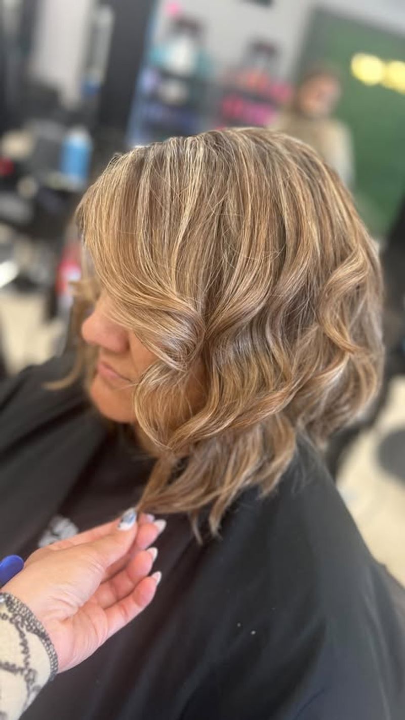 Layered Angled Bob