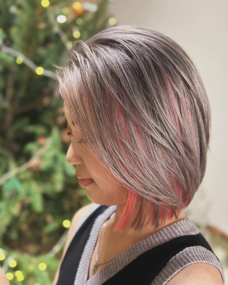 Layered Bob with Highlights