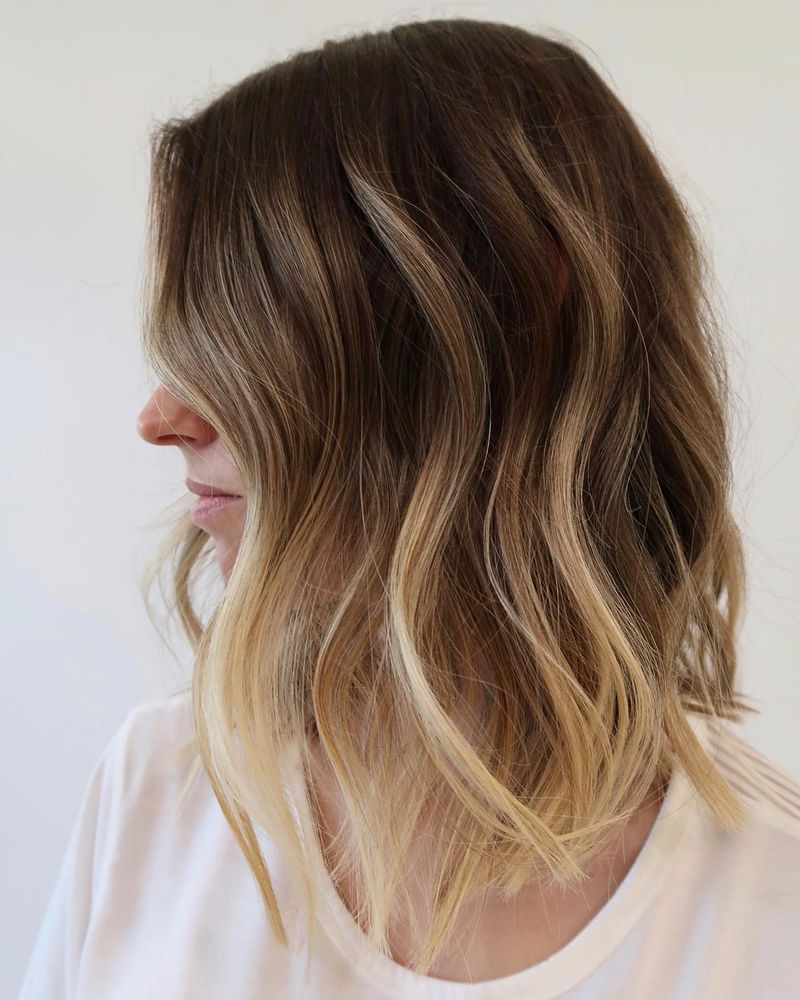 Layered Lob with Highlights