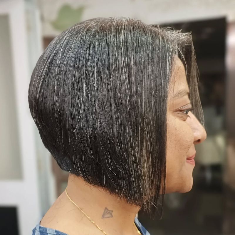 Layered Tapered Bob