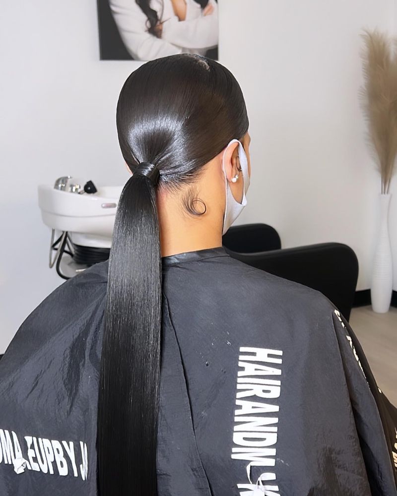 Low Sleek Ponytail