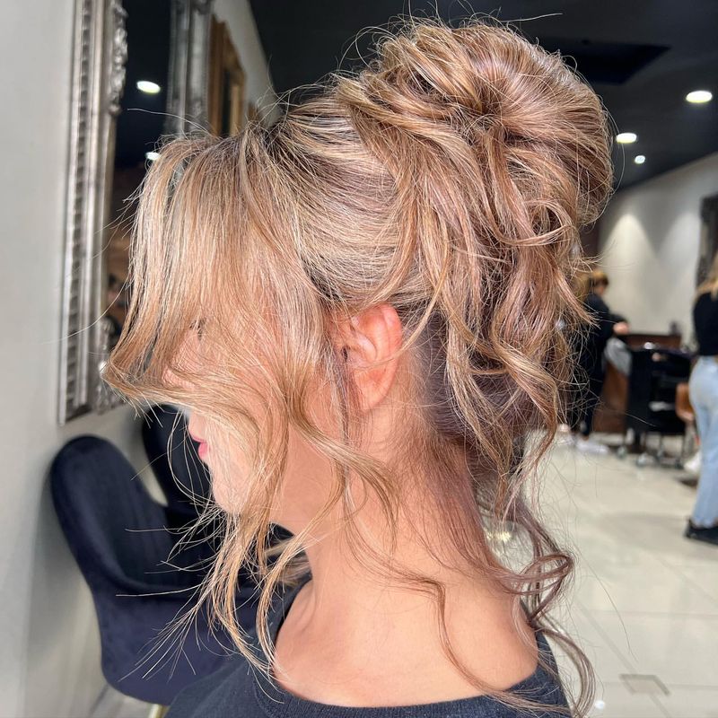 Chignon désordonné