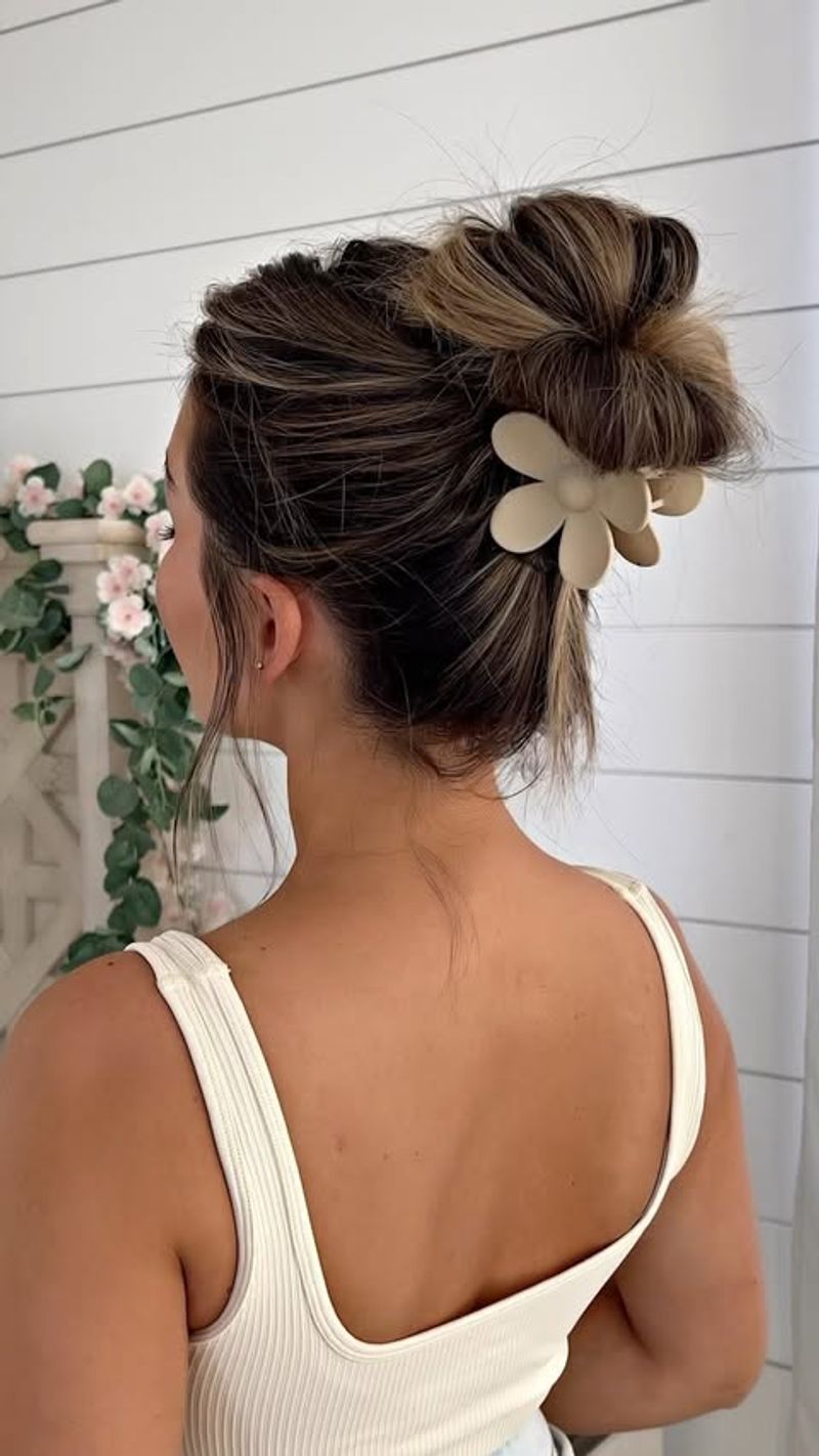 Chignon désordonné