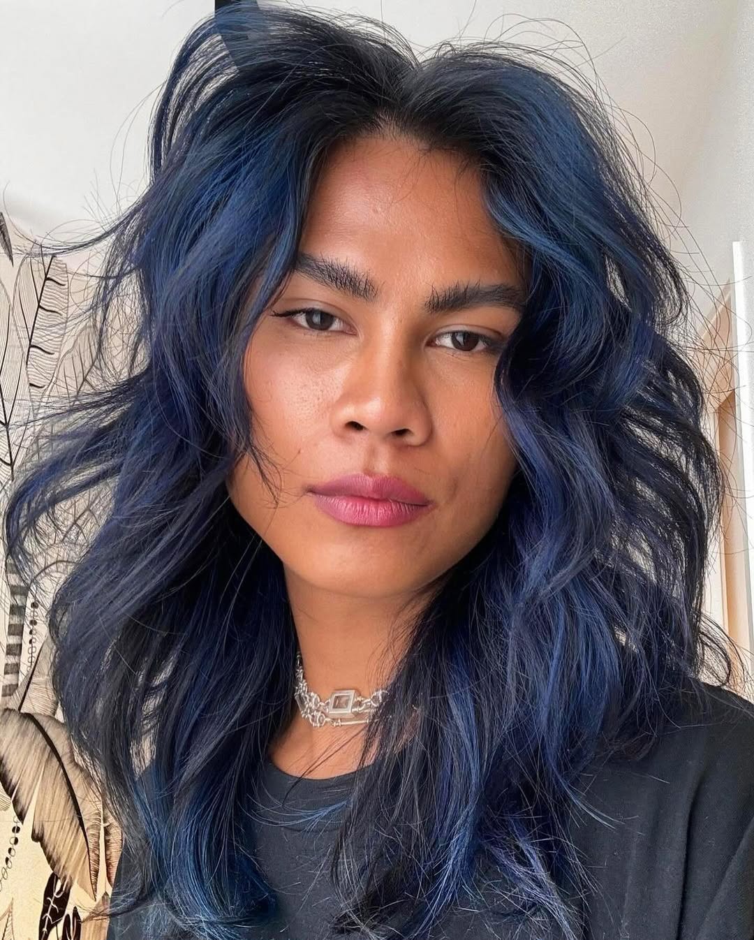 Balayage azul meia-noite