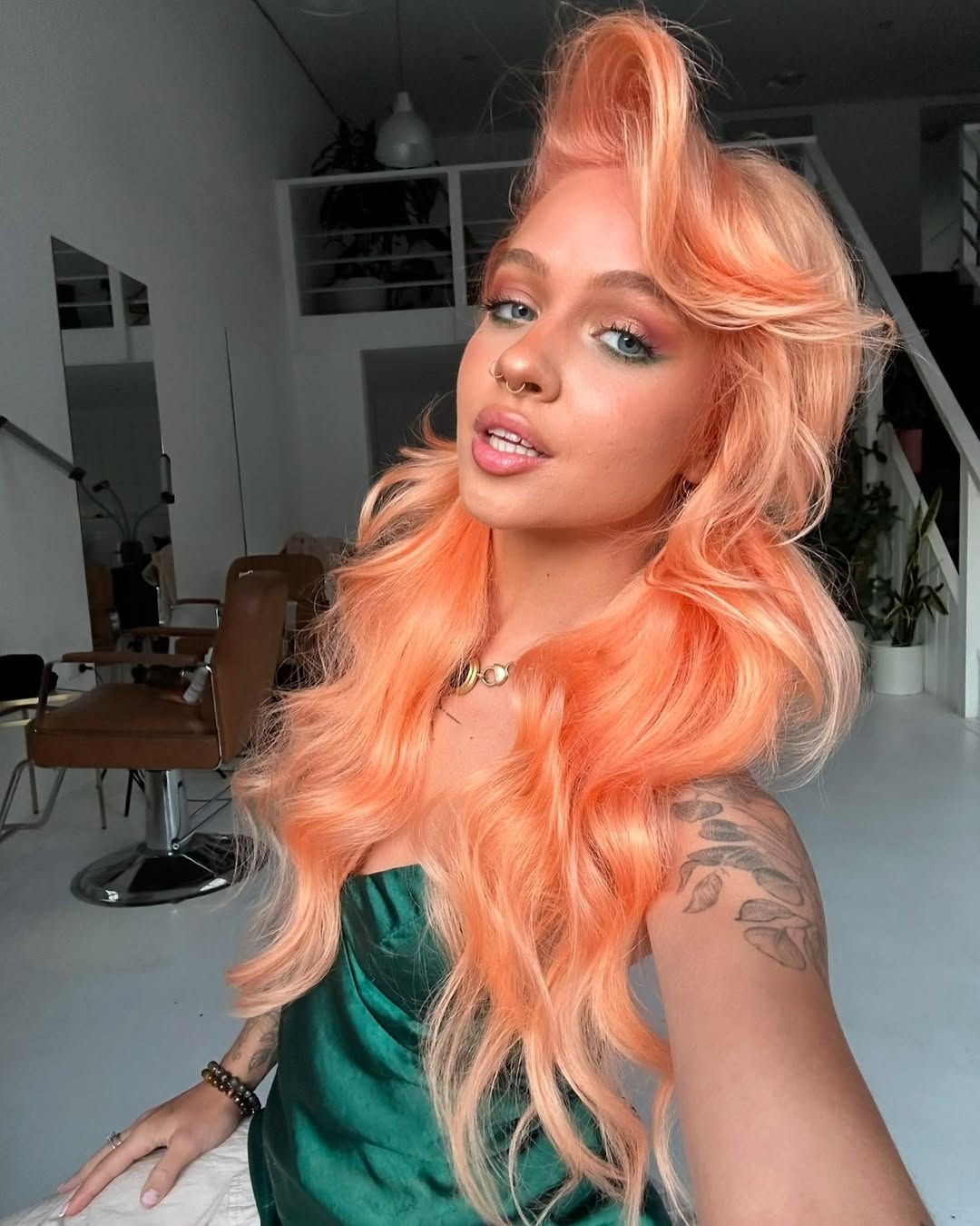 Capelli arancio pesca