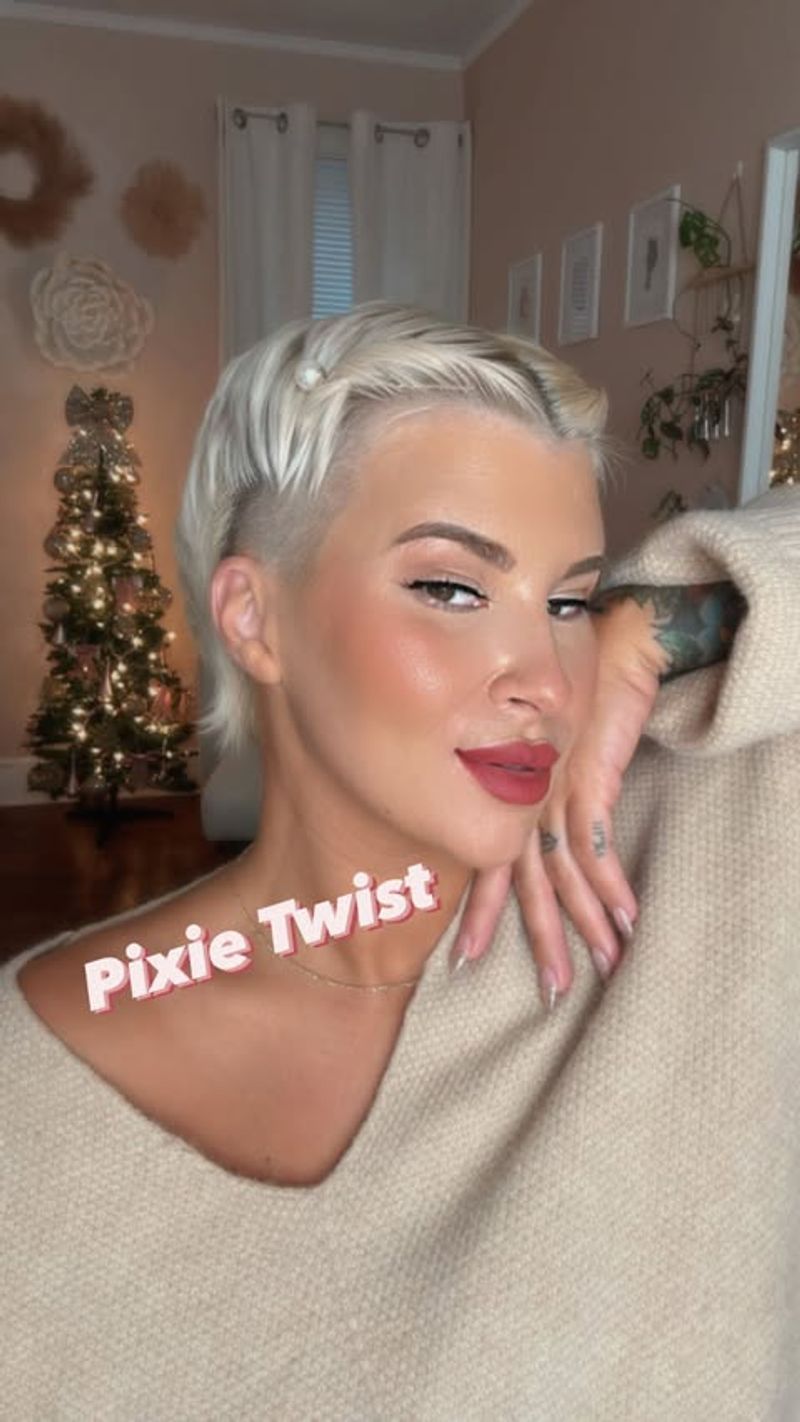 Pinned Back Pixie