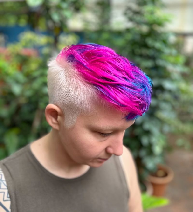 Pixie with Colorful Tips