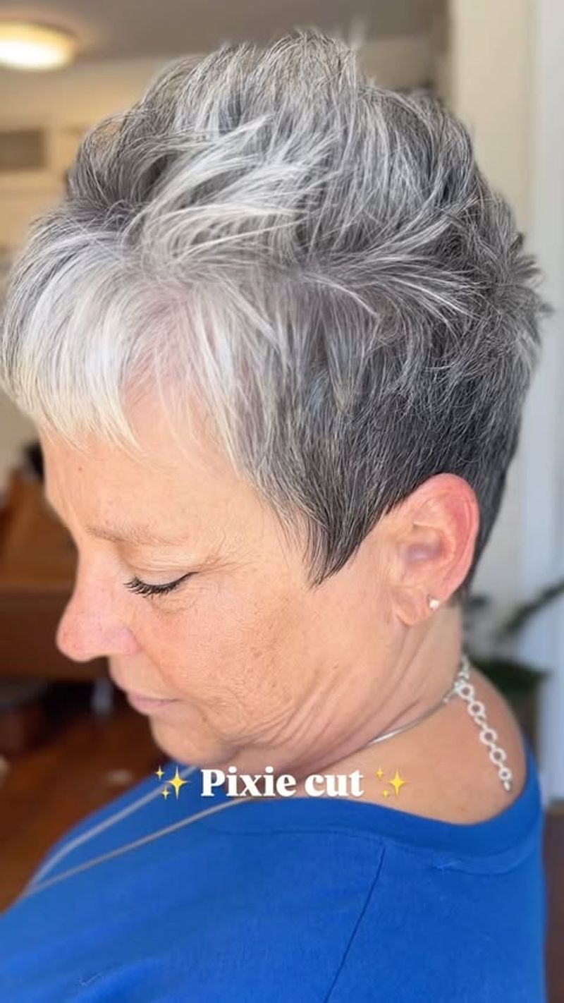 Pixie with Natural Gray